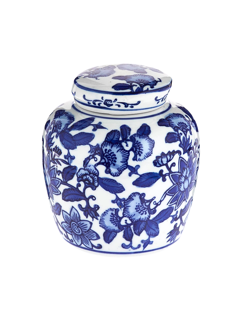 Urn Delfts Blauw - Sierlijke bloemen